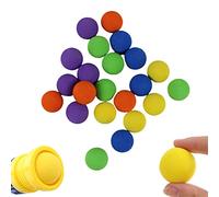 KKPLZZ EVA Fafety Foam Ball,100 PCS Game Refill Balls for Power Popper Gun Toy Soft Foam Balls Refills Outdoor Sports Ball Toy