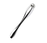 KKPLZZ Eye Cream Roller Wand, Metal Massage Ball with Digging Spoon for Eye Cream Absorption, Light Luxury Design, Portable and Sturdy, 8.2cm Length