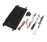 KKPLZZ Foldable Solar Panel, Monocrystalline Silicon High Efficiency 30W with Dual USB Output 5V 2A, for Car RV Phone Computer Tablet Charging