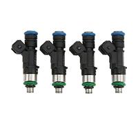 KKPLZZ Fuel Injectors 4pcs Set Compatible with C-Max B-Max 0280158207 | ABS+metal Construction, OE Replacement 8A6G-AA, Direct Plug-and-play Installation, for 1.4-1.6L Petrol Engines