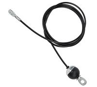 KKPLZZ Gym Cable Wire Rope, 5mm Stainless Steel with PU Coating Resistant 220lb Capacity, with Gravity Ball Design for Fitness Pulley System Home Gym Training (3 Meter)