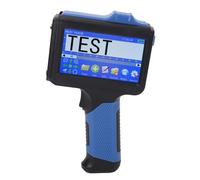 KKPLZZ Handheld Inkjet Printer Touch Screen 12.7 mm Portable Printer 42 ml Black Ink Cartridge Support BT Multiple Languages Blue