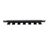 KKPLZZ Heavy Duty Wall Mounted Gym Equipment Storage Rack, Carbon Steel Floating Shelf Organizer with 7 Hooks for Workout Gear, Straps, Jump Ropes, Foam Rollers