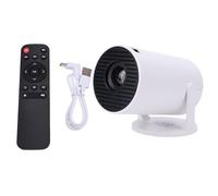 KKPLZZ Home Theater Projector, Multi Ports Low Noise 25dB WiFi Video Projector with Built in Surround Sound Speakers, for HD Movies and Presentations