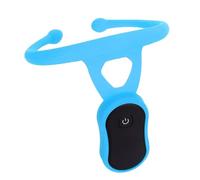 KKPLZZ Intelligent Posture Trainer with Vibration Reminder, Automatic Memory Function, Lightweight Design, for Work, Study, Walking, Reading (Blue-vibration model)