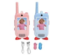 KKPLZZ Kids Video Intercom, Wireless HD Handheld Intercom with 2 Inch Screen for Children, Live Video Interaction for Outdoor Play