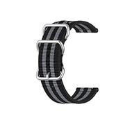 KKPLZZ Nylon Watch Straps Compatible for Omega BIOCERAMIC MOONSWATCH, 3-Ring Canvas Strap Watch Bands Adjustable Breathable Straps for Men and Women