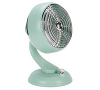 KKPLZZ Oscillating Vintage Fan USB Rechargeable Tilt Head Adjustment Desktop Fan Quiet for Office