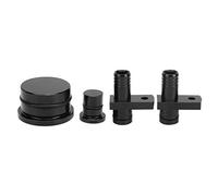 KKPLZZ PCV Reroute Fitting Kit, Aluminum Alloy Bypass Accessories for GM Duramax 6.6L 2004.5 2010, with Port Plug and Resonator Plug to Improve Engine Reliability (Black)