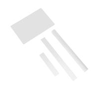 KKPLZZ Polymer Clay Cutter Tools, Acrylic Solid Roller Pin and Clear Sheet with Protective Cover and Metal Scrapers, for Sculpting Modelling and Handicraft Activities