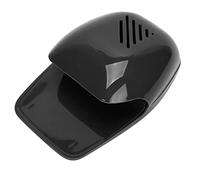 KKPLZZ Portable Nail Fan Dryer, Fast Drying Nail Polish Blower for Gel Acrylic Manicure, with Air Spray, for Home Travel Salon Use (Black)