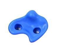 KKPLZZ Rock Climbing Holds, 10 PCS PE Climbing Rock Wall Grips with Ergonomic Hand Feeling, for Indoor Outdoor Wall (Blue)