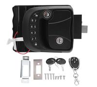 KKPLZZ RV Door Lock Latch, Keyless Entry Remote Control Keypad Zinc Alloy Trailer Door Latch for, Motorhome, and Travel Trailer Sturdy Construction (Left Side)
