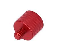 KKPLZZ Screw Converter, 1/4in Male to 3/8in Female Thread Adapter with CNC Precise Machining for Tripod Monopod Camera Photo Accessories (Red (A1-C))