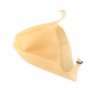 KKPLZZ Silicone Hair Coloring Highlighting Hat, Adjustable Strap Reusable Hair Dyeing Tool for Beauty Salon, with Soft Organic Material (Gold)