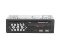 KKPLZZ Single Din Car MP3 Radio Player, Bluetooth 5.0 USB AUX Input with Front Rear Preamp Outputs, for Wireless Music Streaming and Hands Free Calling