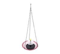 KKPLZZ Solar Hanging Bird Bath Fountain with Quiet Pump for Garden (Purple) | Plastic Construction, Sunproof Material, Soft Water , Attracts Wild Birds, Easy to Clean, Ideal for Outdoor Decor