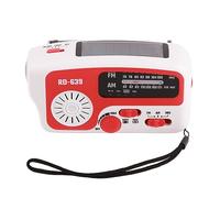 KKPLZZ Solar Radio Emergency AM/FM with Hand Crank Charger