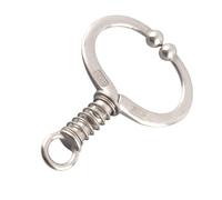 KKPLZZ Stainless Steel Cattle Nose Ring with Spring for Bull Cow Farm Use | Spring Loaded Clamp, Safe Spherical Jaws, Rust Resistant Material, Suitable for Dairy Cows