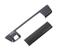 KKPLZZ Tailgate Door Handle Cover, Chrome ABS Replacement for Isuzu D Max 2021 2024, with Weather Proof Adhesive Installation for Easy Upgrade (Carbon Fiber Style)