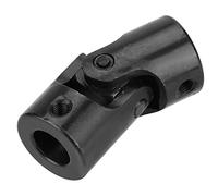 KKPLZZ Universal Joint Coupling 12mm to 24mm Metal Steering Connector | Shaft Coupling for Model Cars, Robots and Ships, Durable Metal Motor Connector, 51mm Length, Includes 2 Screws
