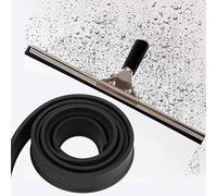 KKPLZZ Window Squeegee Rubber Replacement Ettore Squeegee Rubber Replacement 20×2×1 Squeegee Replacement Stainless Steel Window Wiper Cleaner Accessory
