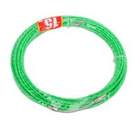 KKPLZZ Wire Puller, 3mm 49.2ft 15m Manual Cable Threader with Steel Guide Ropes and Spring Roller Head for Pulling Wires PVC Pipes Through Walls Ceilings