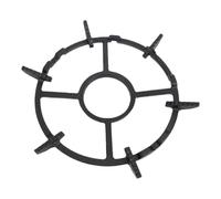 KKPLZZ Wok Ring for Gas Stove, Heavy Duty Iron Support Stand | Non-slip Groove Base, Anti-wobble Design, Fits Standard Round Bottom Woks, High Heat Resistant