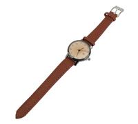 KKPLZZ Women's Simple Classic PU Leather Analog Quartz Watch Date Arabic Numerals Vintage Casual Watch for Women, brown
