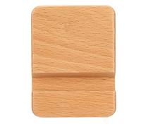 KKPLZZ Wooden Mobile Phone Holder, Cell Phone Stand Universal Desktop Bracket for Smartphone with Video Chatting