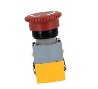 KKPOPP Button switch LA39-B2-C20Z/r emergency stop button self-locking rotation reset 2NO for industrial control