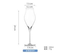 KKRANG 850/770ML Blown Crystal Thin Champagne Burgundy Wine Glass Home