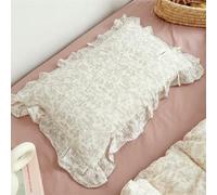 KKRANG Pillowcase Floral Print Cotton Muslin Newborn Pillow Case Cover 30x50cm 48x74cm