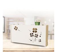 KKRANG Wifi Router Storage Box Large Wifi Storage Box To Cover Router Wifi Router Shelf Wifi Hub Wall Shelf,C52x9.5x25cm