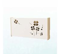 KKRANG Wifi Shelf Box Router Shelf Wifi Router Storage Box Wooden Wall Storage Box Wifi Hub Wall Shelf,C52x9.5x25cm
