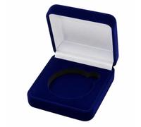 kkrrammii Velvet Coin Display Case 45mm Challenge Coin Holder Box ABS Coins Case Coin Display Box Medal Storage Gift Box with Velvet Lining Coins Storage Organizer Black Red Blue Military Case (Blue)