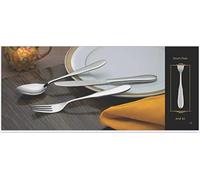 KKS Stainless Steel 24 Piece Cutlery Set for 6 People, Mirror-Polished, Dishwasher-Safe Cutlery Set Includes a Dinner Knife, Fork, Spoon, and Teaspoon. (Stainless Steel Style 1 (24 pcs Set))