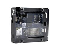 KKSB Case for Arduino Uno Q - Black Aluminum & Steel Enclosure with Clear Polycarbonate Top