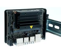 KKSB DIN Rail Clip Bracket for NVIDIA Jetson nano, Orin, and XAVIER NX - Multiple Clip Fixing Positions