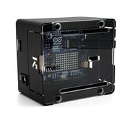 KKSB Project Case for Arduino | Compatible with UNO R4 Minima and WiFi | Space for Arduino Ethernet HAT | Transparent Cover | Durable Aluminium Case with Steel Base