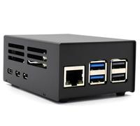 KKSB Raspberry Pi 5 M.2 HAT Case - Aluminum Enclosure Compatible with NVMe Hats, AI HAT, and Official Raspberry Pi Cooler