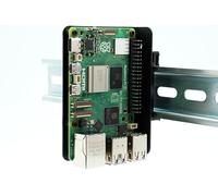 KKSB Raspberry Pi DIN Rail Clip Bracket - Compatible with Raspberry Pi 5, 4B, 3B and Other SBCs with The Same Screw Hole Pattern - Multiple Clip Fixing Positions
