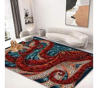 kksme Large Area Rug 5'x6' Modern Carpet for Bedroom Living Room Playing Room Home Decor Rugs Mat Non Slip Octopus