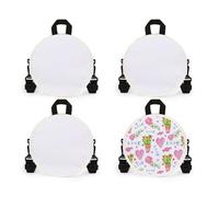 KKSUBCA Sublimation Bags Blanks Sublimation Sport Bag Sublimation Crossbody Bag DIY Sublimation Bags, 4 Pcs, Modern