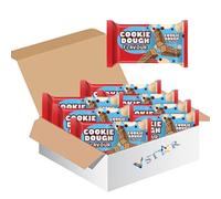 Kkt Cookie Dough 4 Finger Chocolate Bar 41.5g - Crispy Wafer Fingers Covered in Milk Chocolate | Vegetarian-Friendly Treat (12 x Pack)