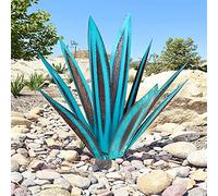 KKTX Tequila Rustic Sculpture, DIY Metal Agave Plant Art Tequila Rustic Sculpture, Garden Figurines, Yard Stakes Lawn Ornaments for Outdoor Patio, beach