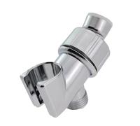 KKUANG 84x60mm Shower Arm Holder Handheld Shower Head Holder Silver 360 Degree Adjustable Direction Steel Ball Shower Bracket for Connecting Shower Arm and Shower Hose