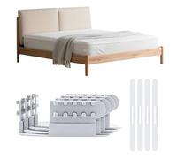 KKUOYT Bed Sheet Holders for Corners, Heavy Duty Sheets Fasteners, No More Loose Sheets, Fitted Sheet Holders Fit Twin Queen & King Beds That All Mattress Sizes (White)