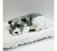 KKUSSOLL Realistic Fox Plush Yellow Artificial Fur Wild Woodland Animal Like Real Handmade Catch up Eyes Gifts for Ladies