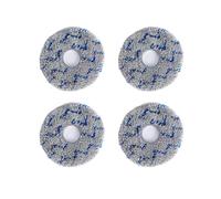 KKUWVEAMP Mop Cloth, Compatible For Ecovacs,Compatible For Deebot ,T30 Pro Omni T10 T20 Omni T30s Combo X1 X2 Omni ,Robot Vacuum Cleaner Mop Pads Accessories Parts(4PCS)